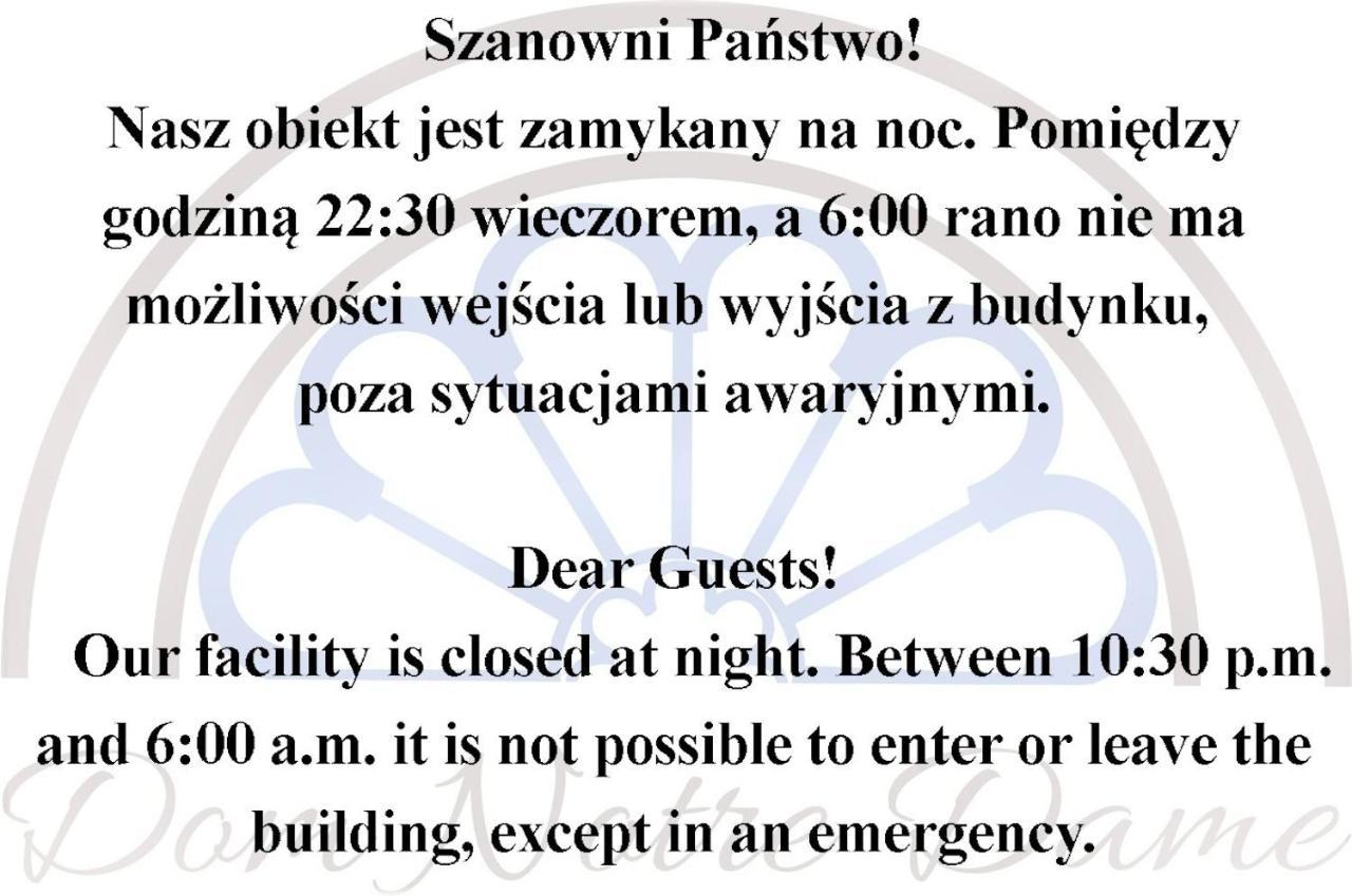 Dom Notre Dame Bed and Breakfast Breslavia Esterno foto